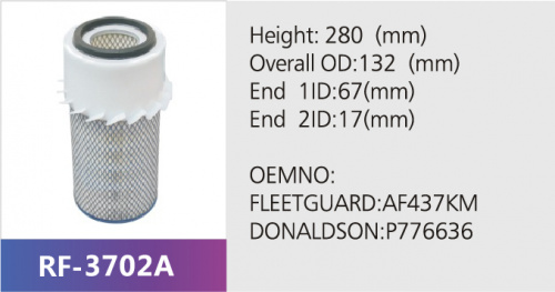 Фильтр воздушный RF-3702AB (1/)