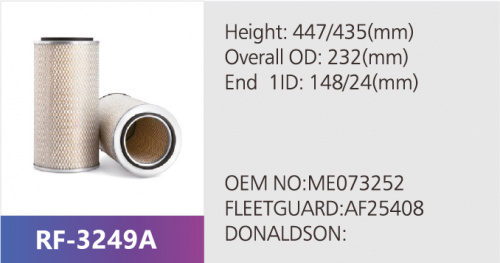 Фильтр воздушный RF-3249A (1/)