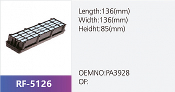 Фильтр салона RF-5126 (1/)