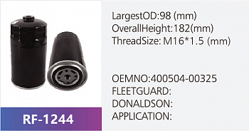 Фильтр топливный RF-1244 (1/)