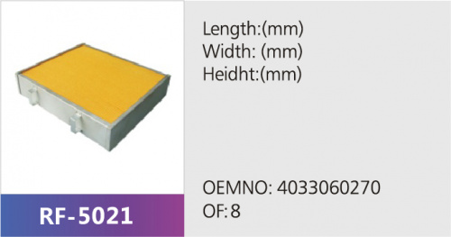 Фильтр салона RF-5021 (1/)