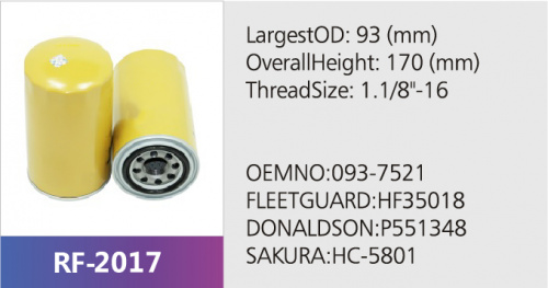 Фильтр гидравлический RF-2017 (1/)