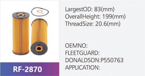 Фильтр масляный RF-2870 (1/)