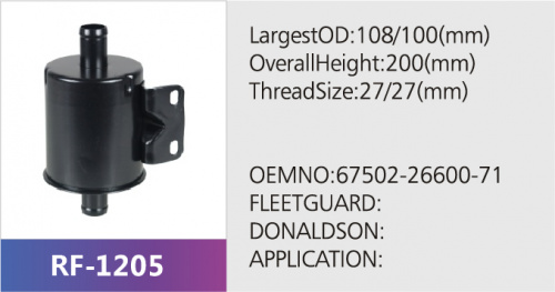 Фильтр топливный RF-1205 (1/)