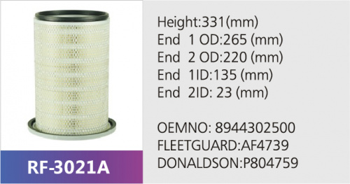 Фильтр воздушный RF-3021AB (1/)