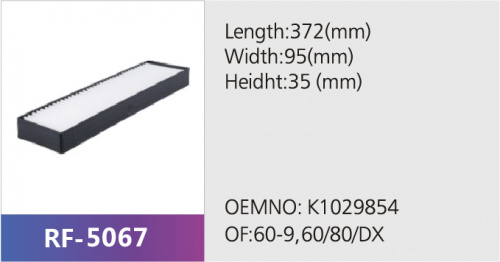 Фильтр салона RF-5067 (1/)