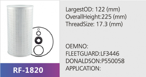 Фильтр топливный RF-1820 (1/)