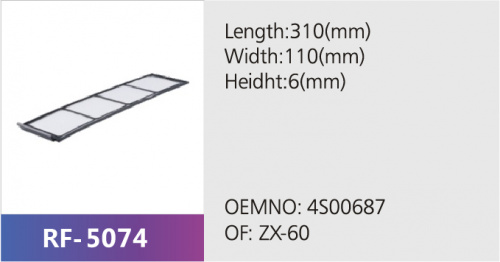 Фильтр салона RF-5074 (1/)