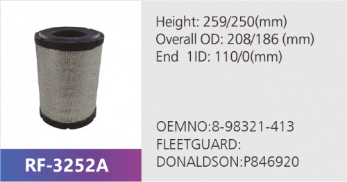 Фильтр воздушный RF-3252A (1/)