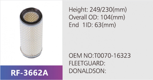 Фильтр воздушный RF-3662A (1/)