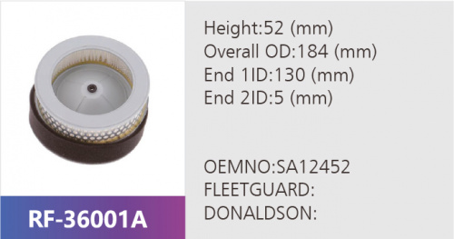 Фильтр воздушный RF-36001A (1/)