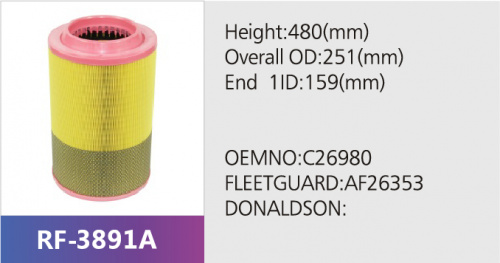 Фильтр воздушный RF-3891A (1/)