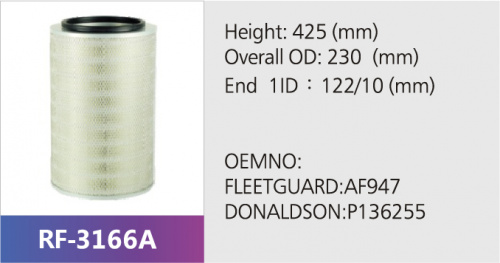 Фильтр воздушный RF-3166AB (1/)