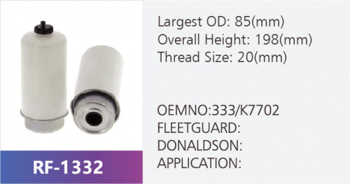 Фильтр топливный RF-1332 (1/)
