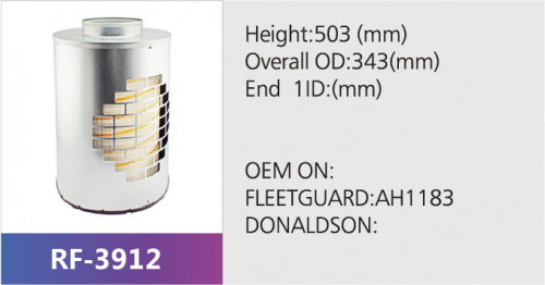 Фильтр воздушный RF-3912 (1/)