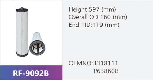 Фильтр воздушный RF-9092AB (1/)