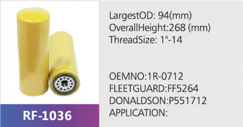 Фильтр топливный RF-1036 (1/)