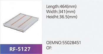Фильтр салона RF-5127 (1/)
