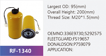 Фильтр топливный RF-1340 (1/)
