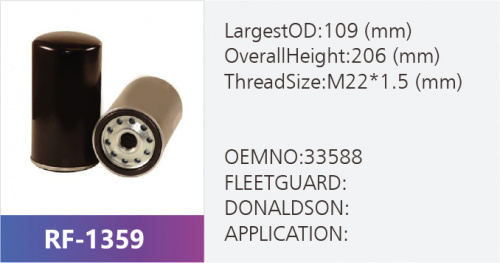 Фильтр топливный RF-1359 (1/)