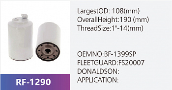 Фильтр топливный RF-1290 (1/)