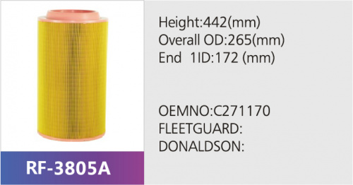 Фильтр воздушный RF-3805A (1/)