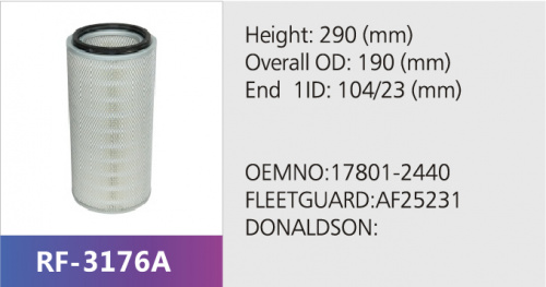 Фильтр воздушный RF-3176A (1/)