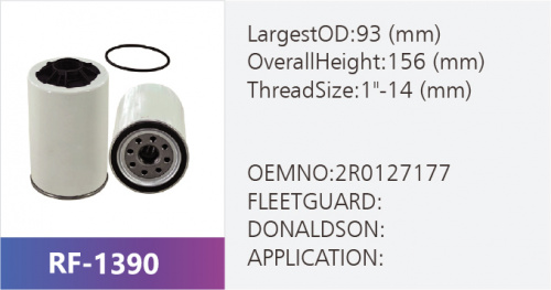 Фильтр топливный RF-1390 (1/)