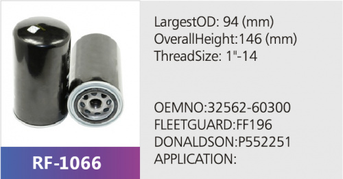 Фильтр топливный RF-1066 (1/)