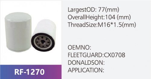 Фильтр топливный RF-1270 (1/)