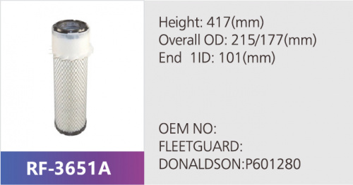 Фильтр воздушный RF-3651A (1/)