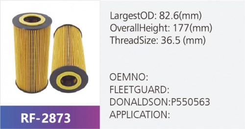 Фильтр масляный RF-2873 (1/)