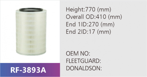 Фильтр воздушный RF-3893A (1/)