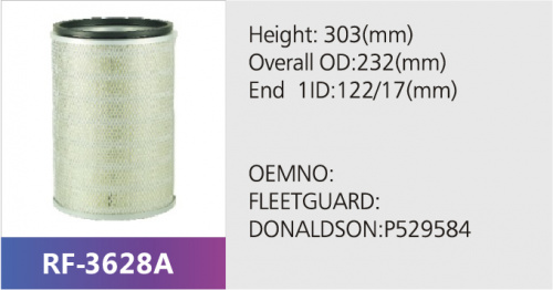 Фильтр воздушный RF-3628A (1/)