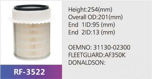 Фильтр воздушный RF-3522A (1/)