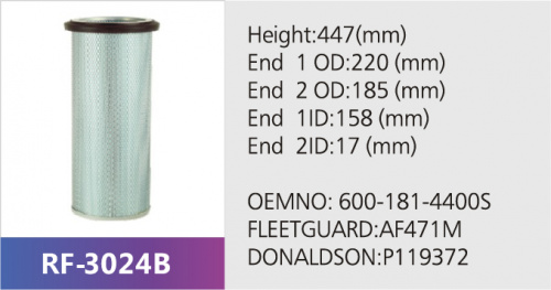 Фильтр воздушный RF-3024AB (1/2)