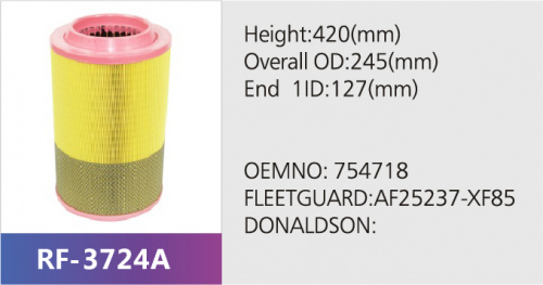 Фильтр воздушный RF-3724A (1/)