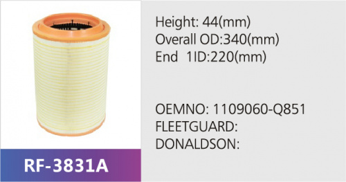 Фильтр воздушный RF-3831AB (1/)