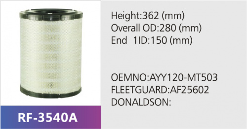 Фильтр воздушный RF-3540AB (1/)