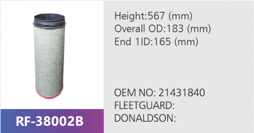 Фильтр воздушный RF-38002AB (1/)
