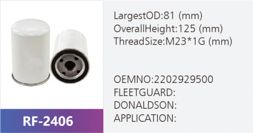Фильтр масляный RF-2406 (1/)