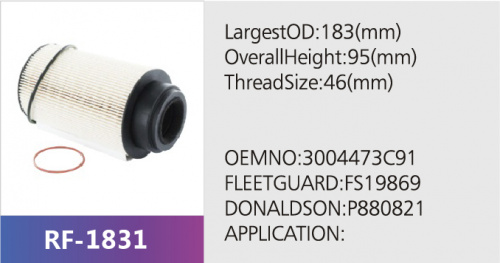 Фильтр топливный RF-1831 (1/)