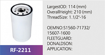 Фильтр масляный RF-2211 (1/)