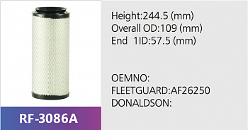 Фильтр воздушный RF-3086A (1/)