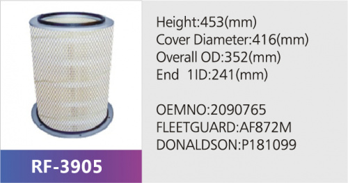 Фильтр воздушный RF-3905A (1/)