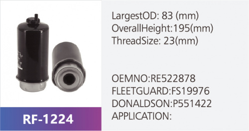 Фильтр топливный RF-1224 (1/20)