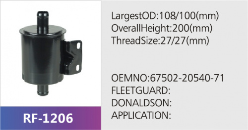 Фильтр топливный RF-1206 (1/)
