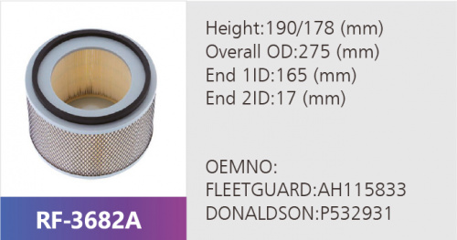 Фильтр воздушный RF-3682A (1/)