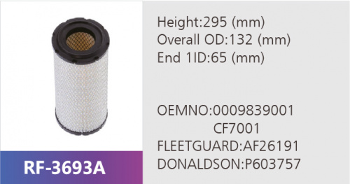 Фильтр воздушный RF-3693AB (1/)