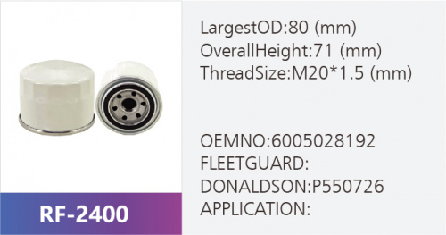 Фильтр масляный RF-2400 (1/)
